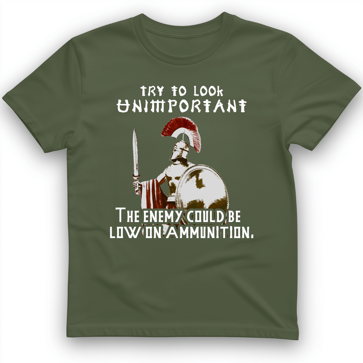 Greek Logic T-Shirt Military Green / S