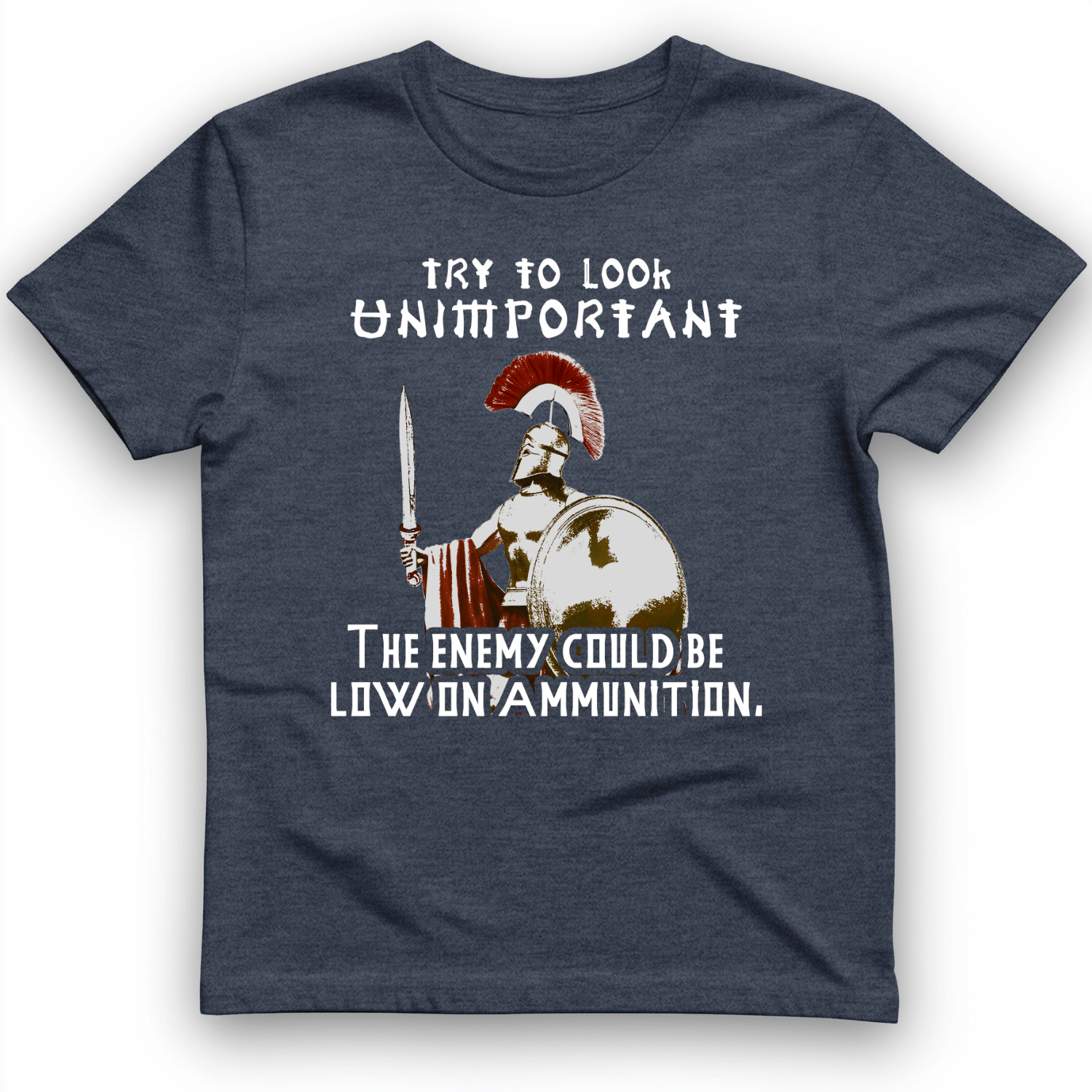 Greek Logic T-Shirt Heather Navy / S