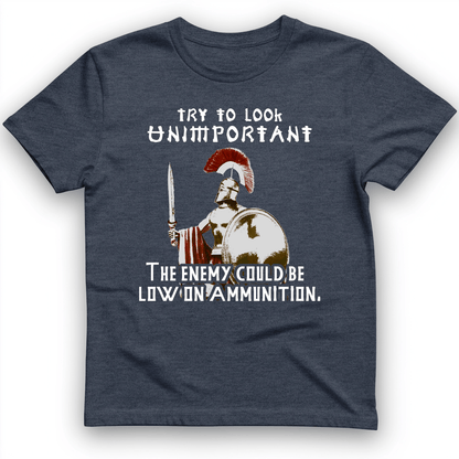 Greek Logic T-Shirt Heather Navy / S