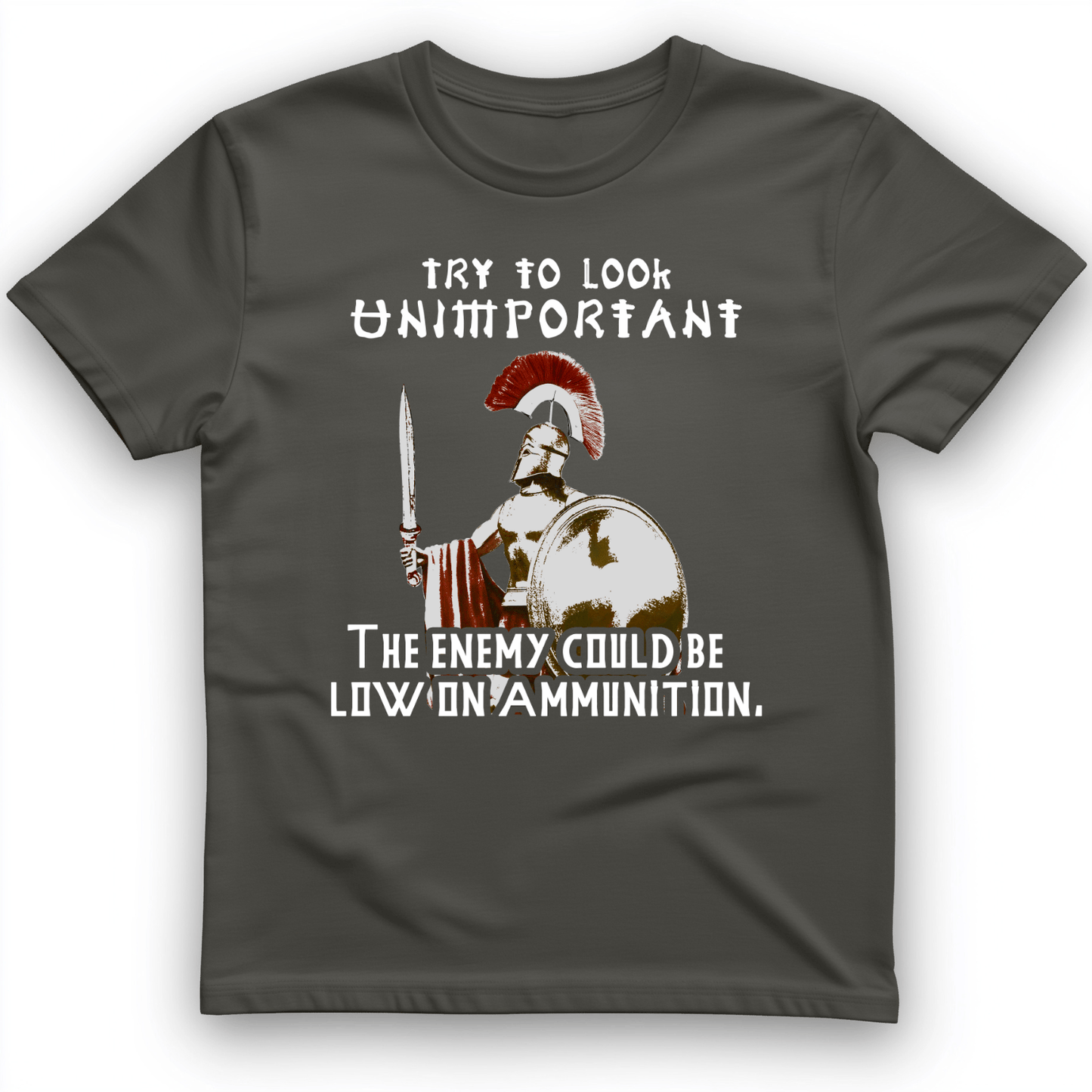 Greek Logic T-Shirt Charcoal / S