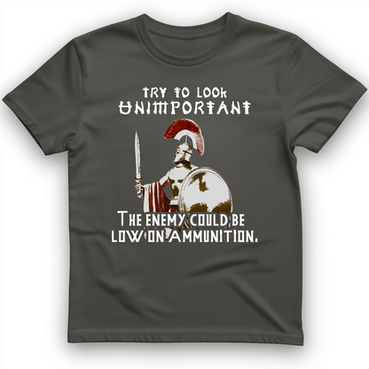 Greek Logic T-Shirt Charcoal / S