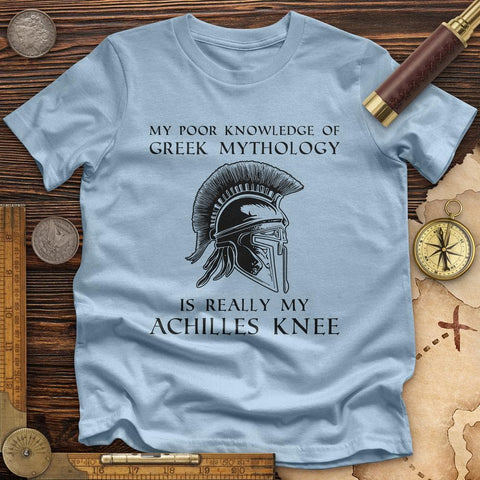 Greek Mythology Achilles Knee Premium Quality Tee