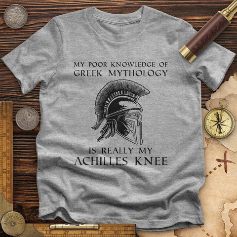Greek Mythology Achilles Knee T-Shirt