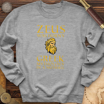 Greek Mythology In a Nut Shell Crewneck Sport Grey / S