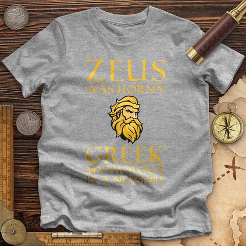 Greek Mythology In a Nut Shell High Quality Tee Athletic Heather / S