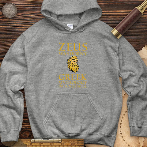 Greek Mythology In a Nut Shell Hoodie Sport Grey / S