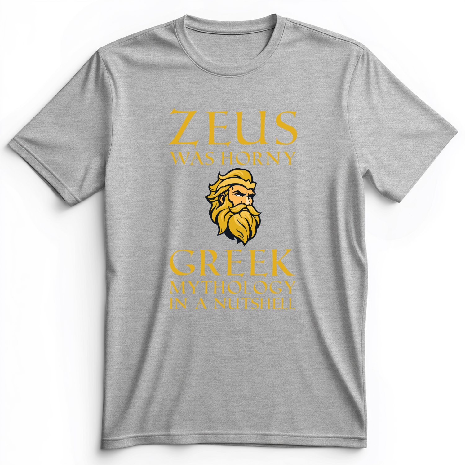 Greek Mythology In a Nut Shell Premium Tee Athletic Heather / S