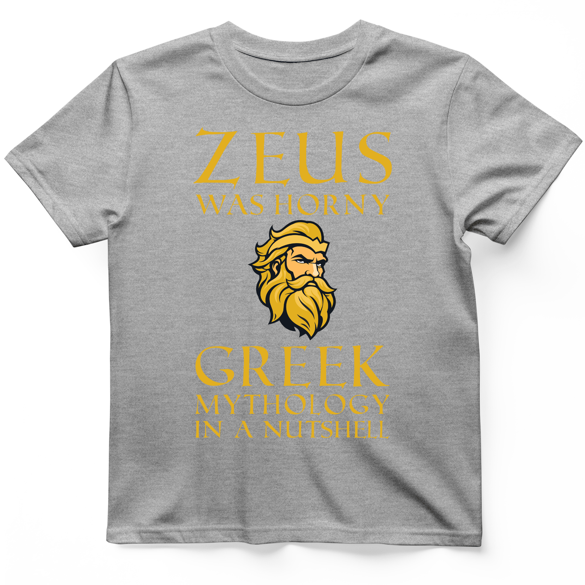 Greek Mythology In a Nut Shell T-Shirt Sport Grey / S