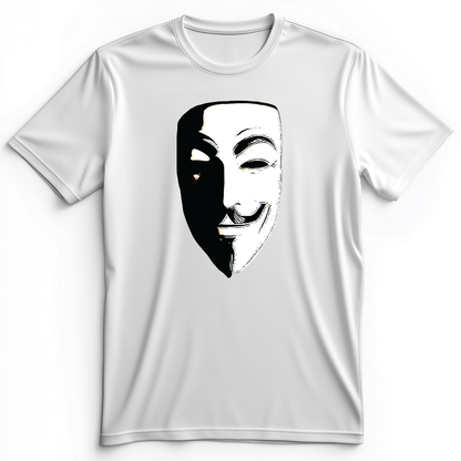 Guy Fawkes Mask Premium Tee White / S