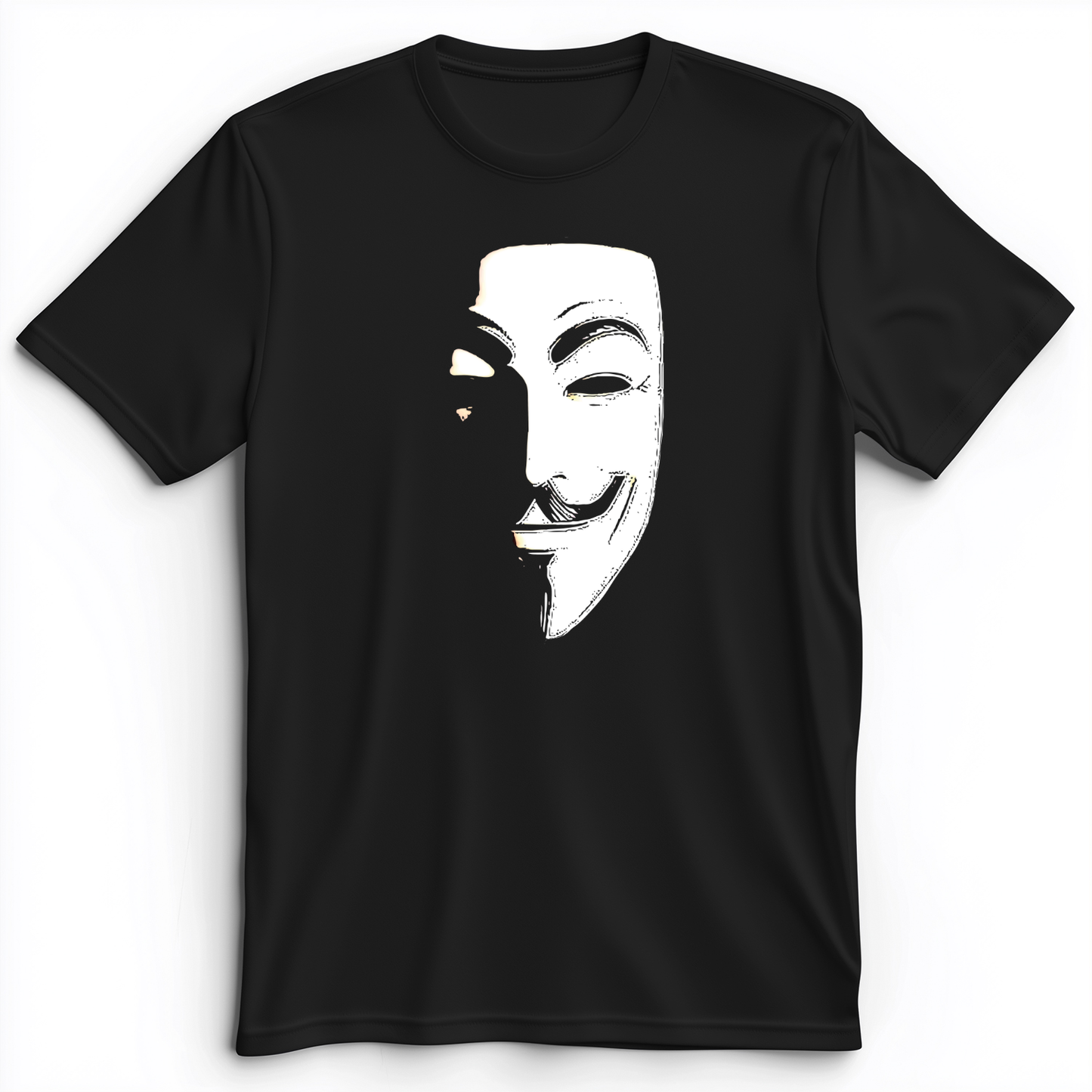 Guy Fawkes Mask Premium Tee Black / S