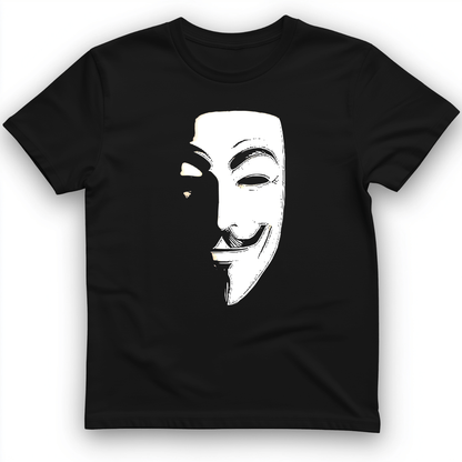 Guy Fawkes Mask T-Shirt Black / S