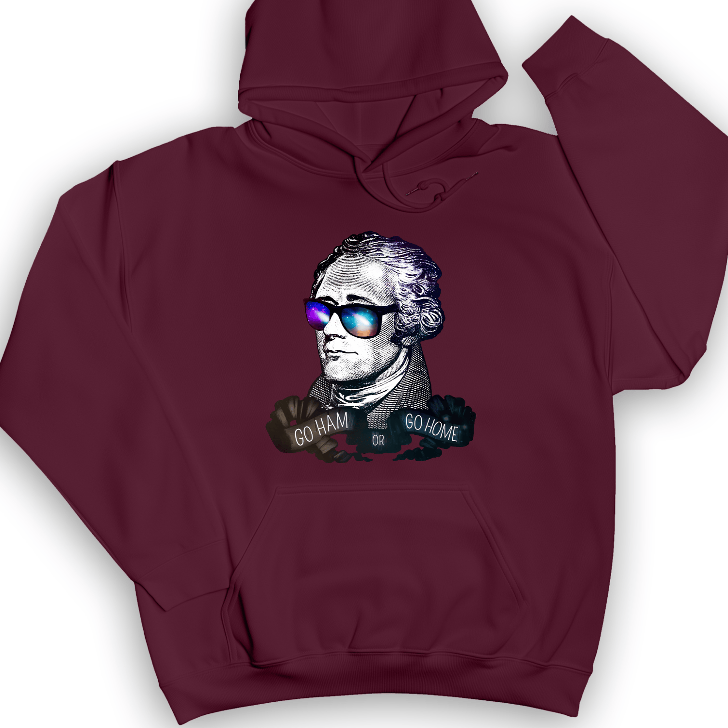 Hamilton Hoodie Maroon / S