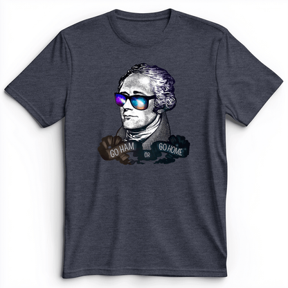 Hamilton Premium Tee Heather Navy / S