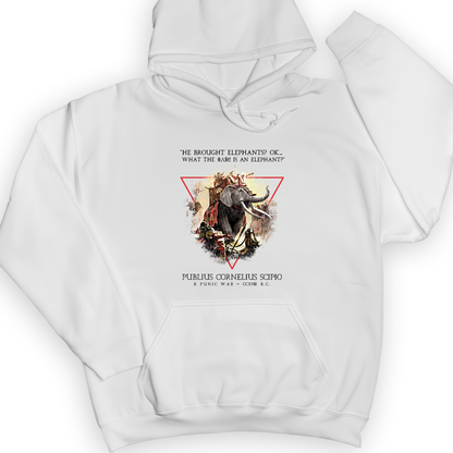 Hannibal Elephants Hoodie White / S