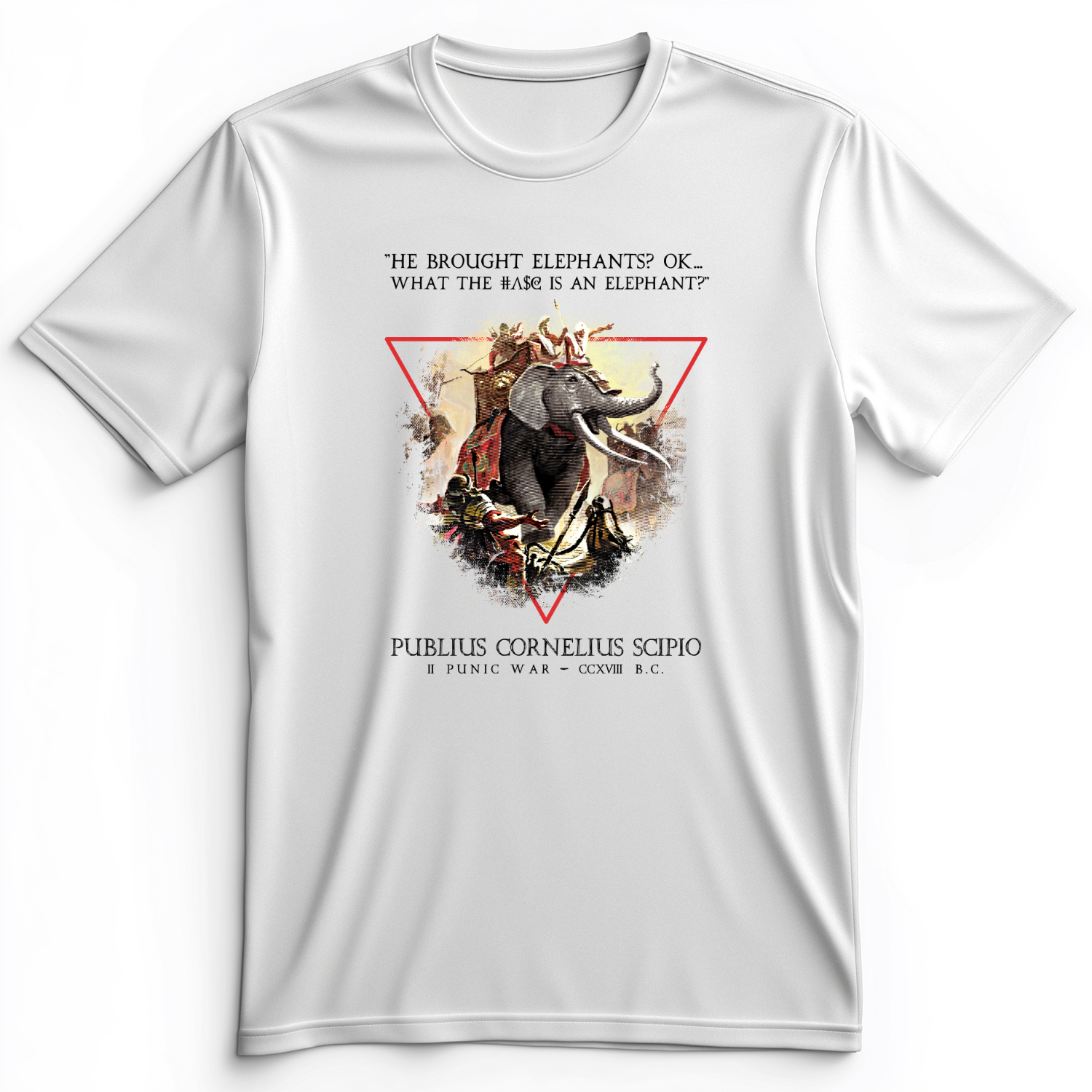 Hannibal Elephants Premium Tee White / S