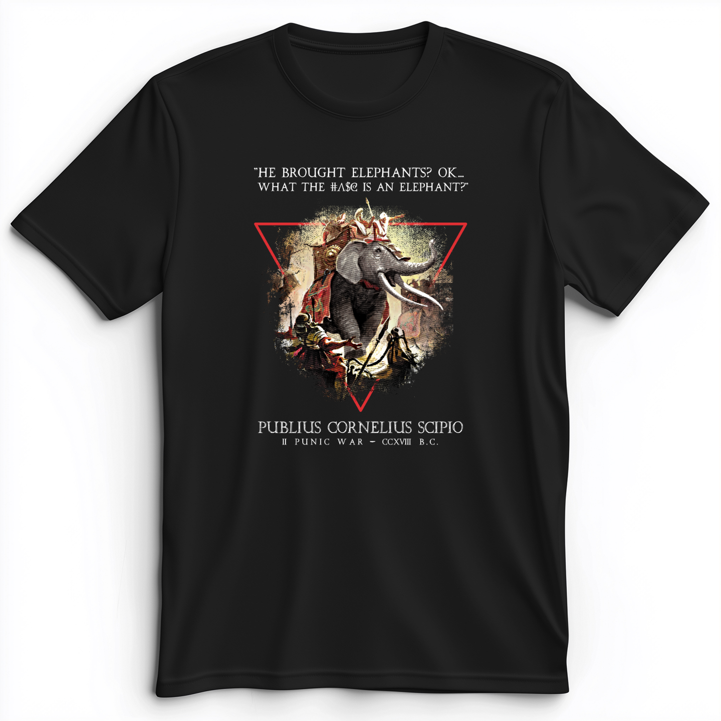 Hannibal Elephants Premium Tee Black / S