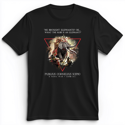 Hannibal Elephants Premium Tee Black / S