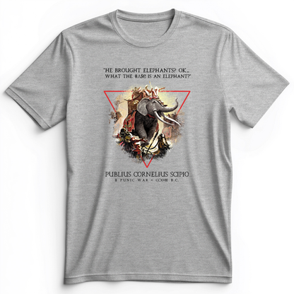 Hannibal Elephants Premium Tee Athletic Heather / S