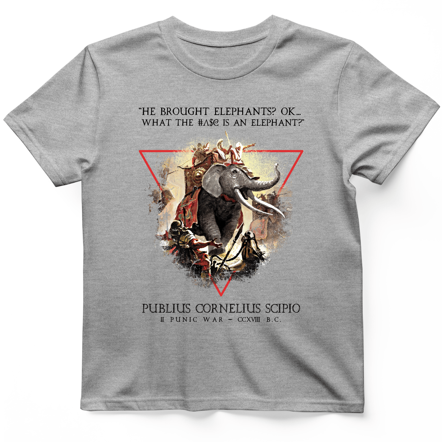 Hannibal Elephants T-Shirt Sport Grey / S