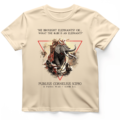 Hannibal Elephants T-Shirt Natural / S