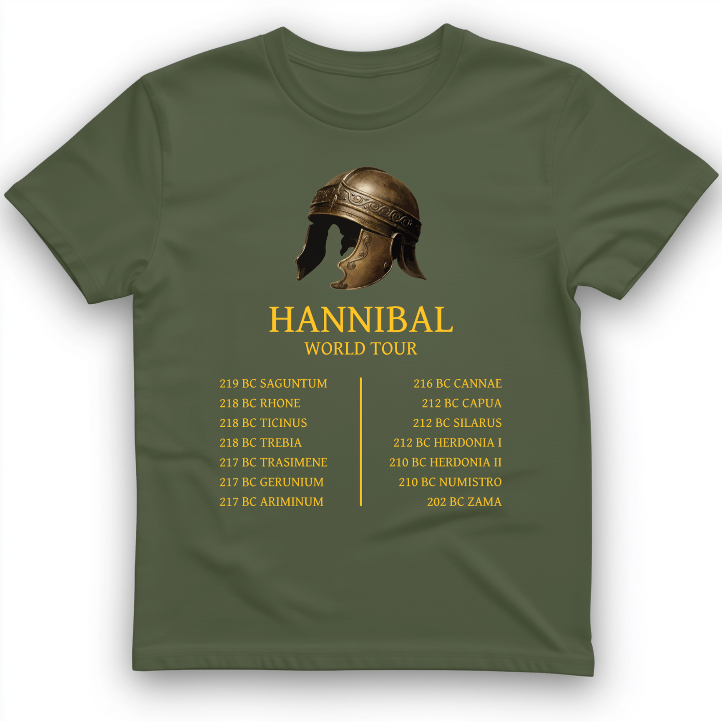 Hannibal World Tour T-Shirt Military Green / S