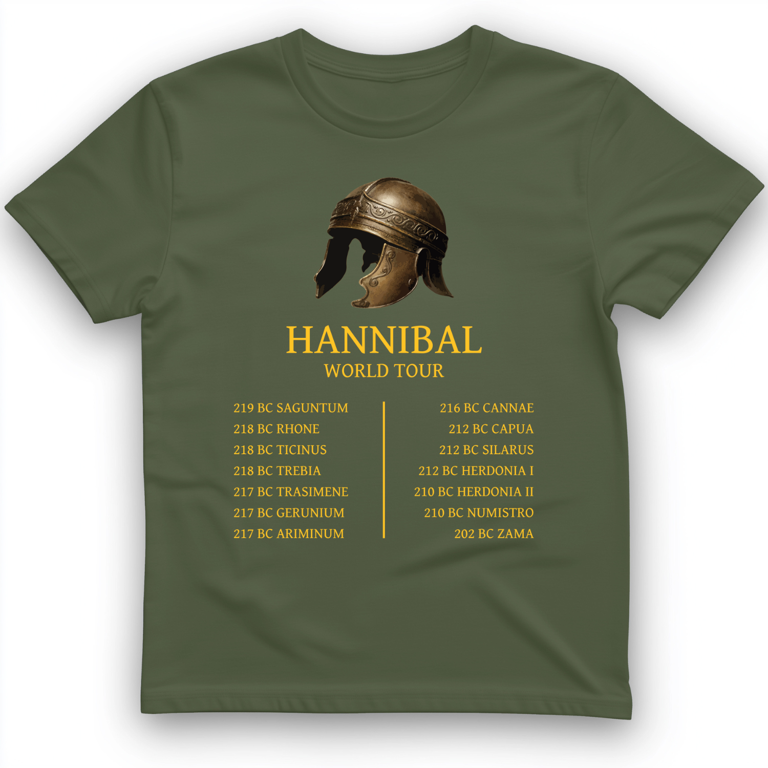 Hannibal World Tour T-Shirt Military Green / S