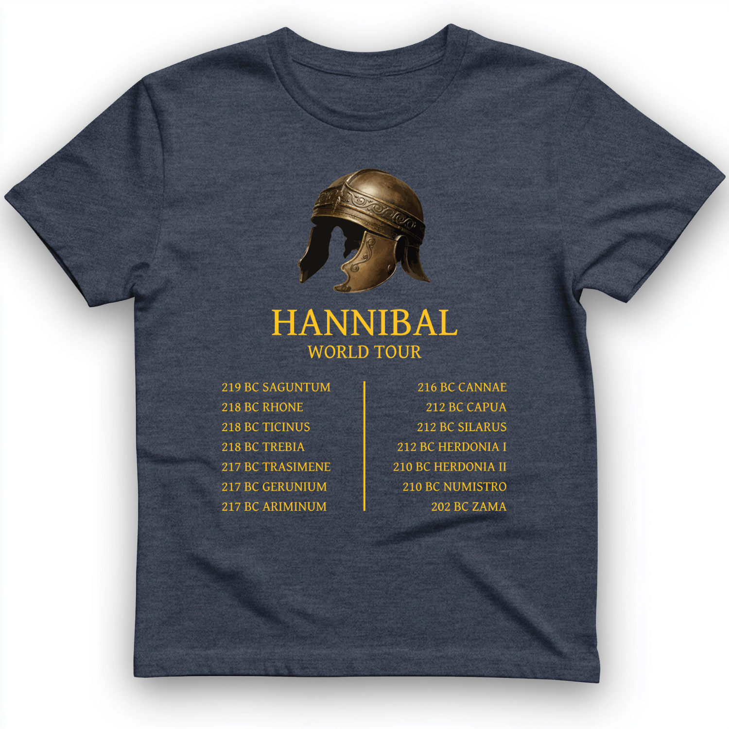 Hannibal World Tour T-Shirt Heather Navy / S