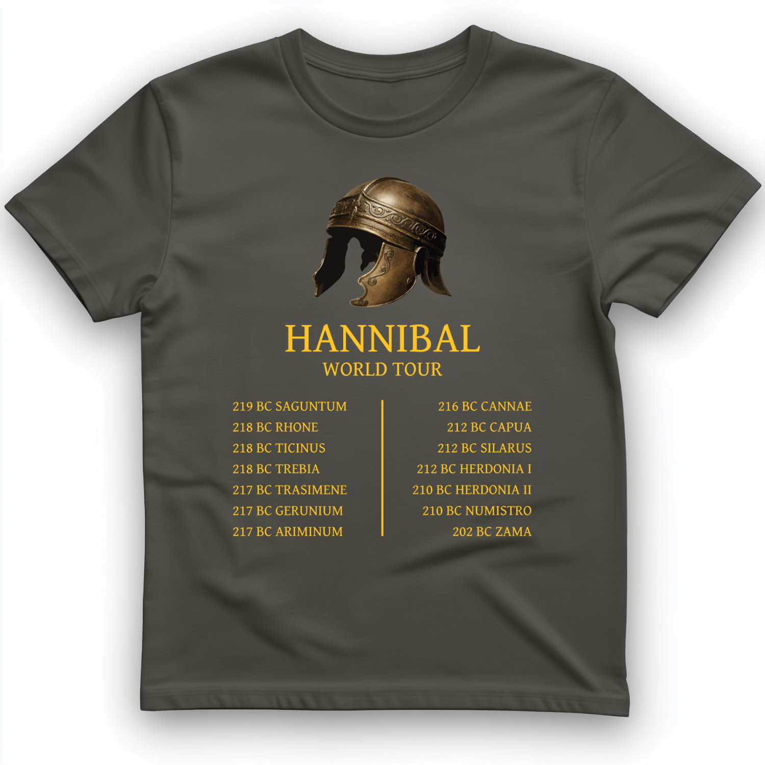 Hannibal World Tour T-Shirt Charcoal / S
