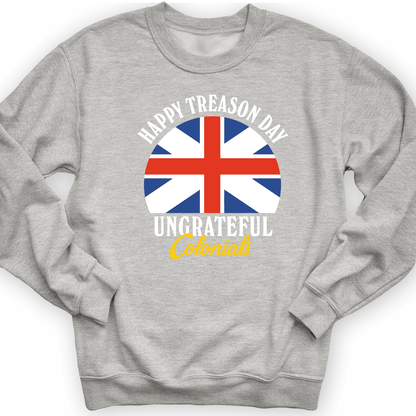 Happy Treason Day Crewneck Sport Grey / S