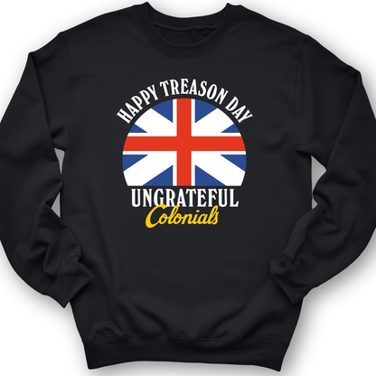 Happy Treason Day Crewneck Black / S