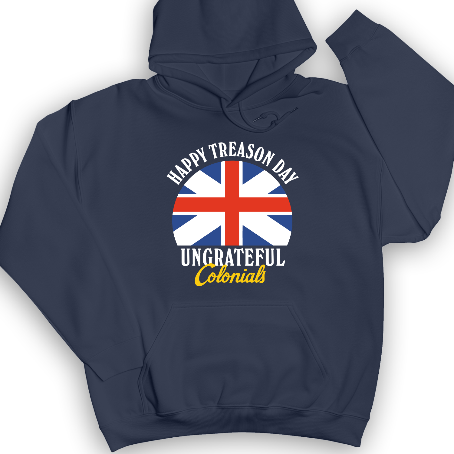 Happy Treason Day Hoodie Navy / S