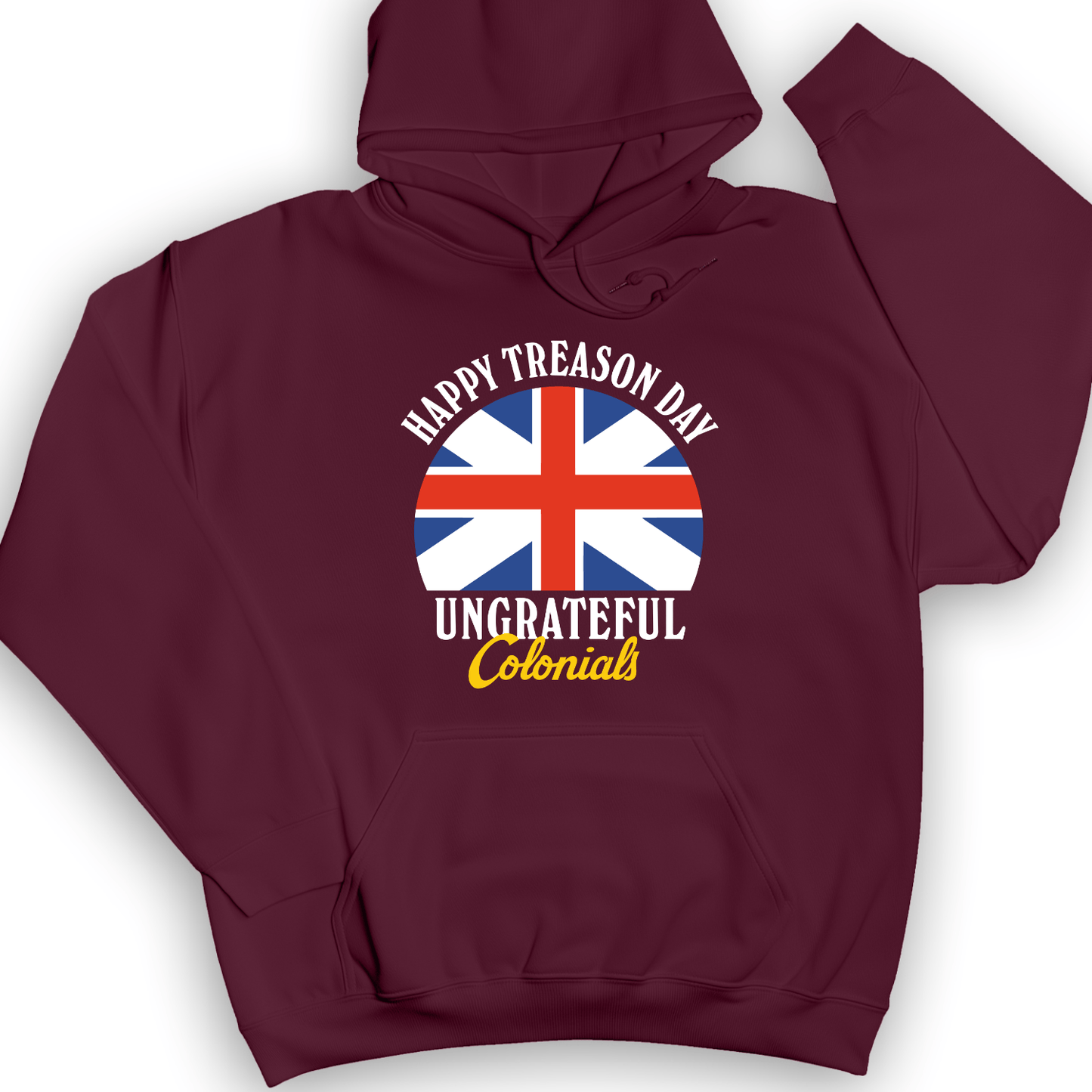 Happy Treason Day Hoodie Maroon / S