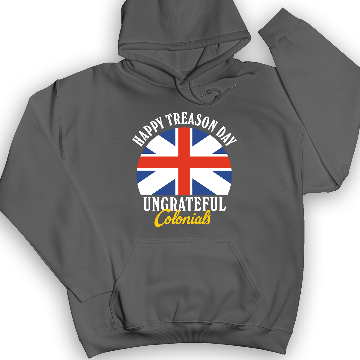 Happy Treason Day Hoodie Charcoal / S