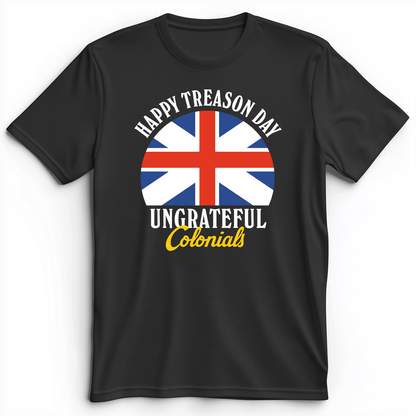 Happy Treason Day Premium Tee Dark Grey Heather / S