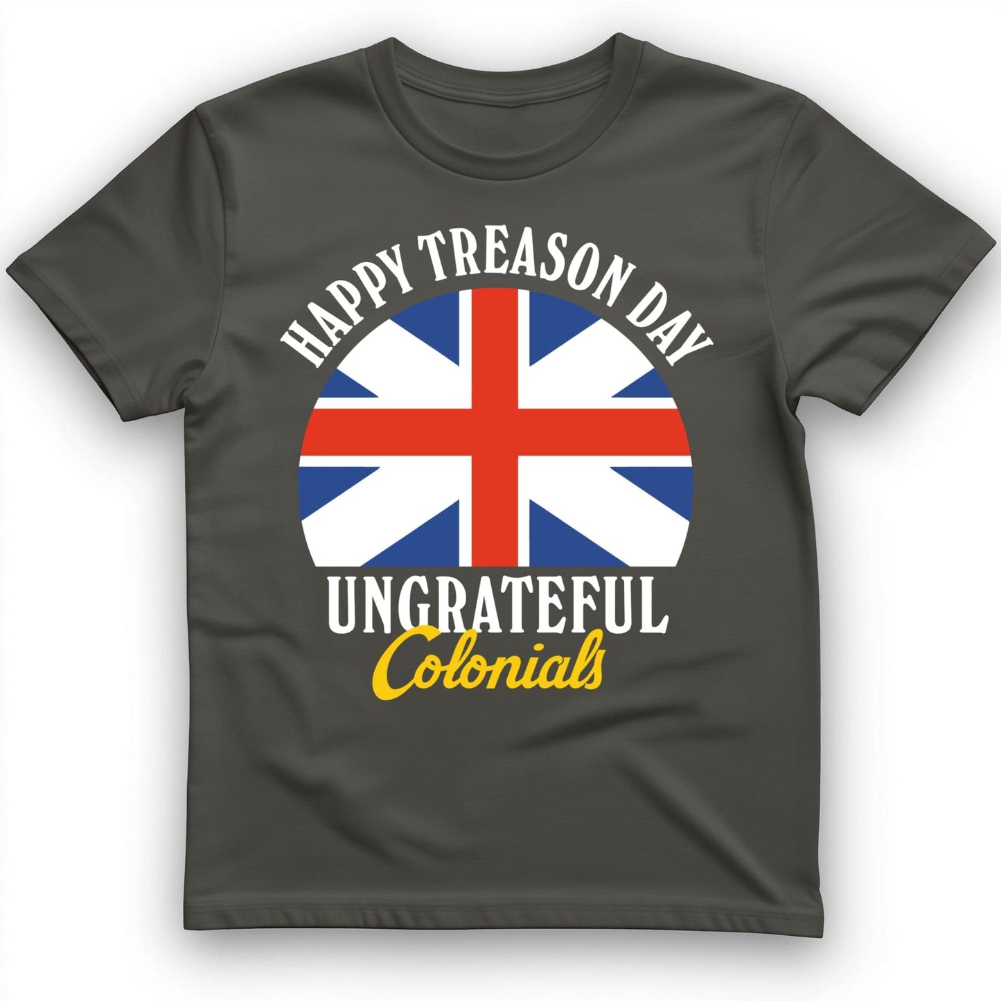 Happy Treason Day T-Shirt Charcoal / S