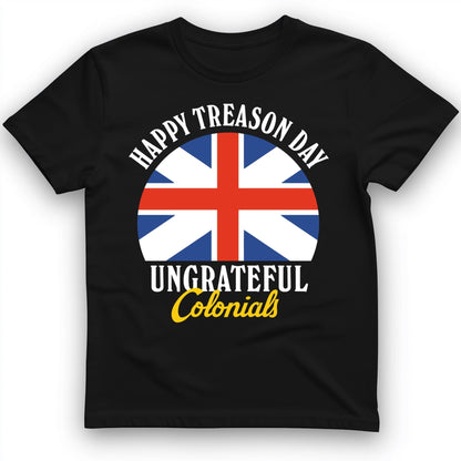 Happy Treason Day T-Shirt Black / S