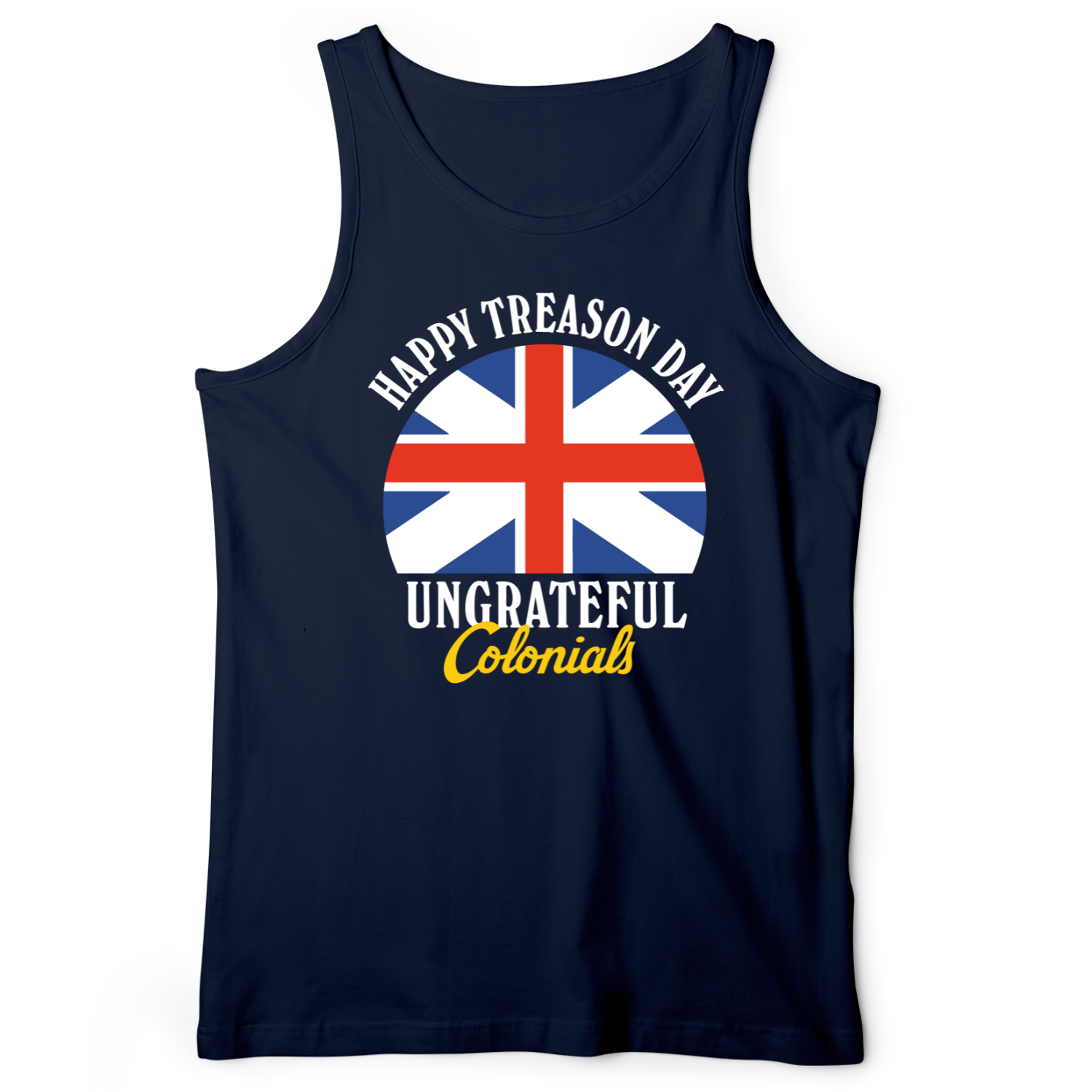 Happy Treason Day Tank Navy / XS