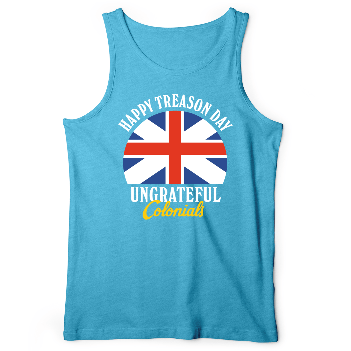 Happy Treason Day Tank Aqua TriBlend / XS
