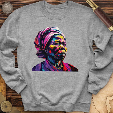 Harriet Tubman Vibrant Crewneck Sport Grey / S