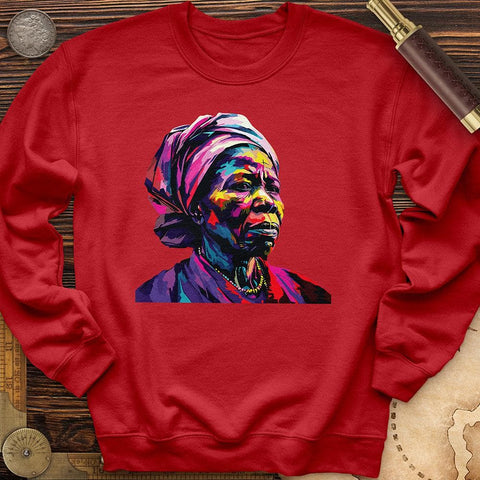Harriet Tubman Vibrant Crewneck Red / S