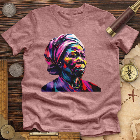 Harriet Tubman Vibrant High Quality Tee Heather Mauve / S