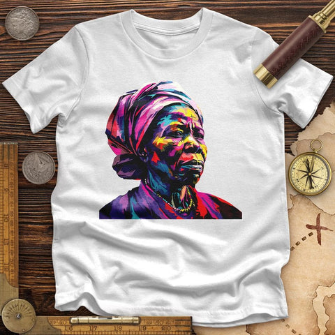 Harriet Tubman Vibrant High Quality Tee White / S