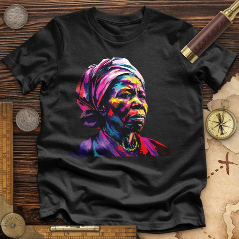 Harriet Tubman Vibrant High Quality Tee Black / S