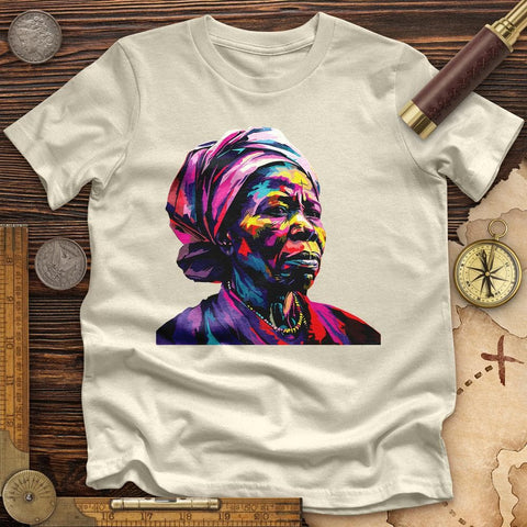 Harriet Tubman Vibrant High Quality Tee Natural / S