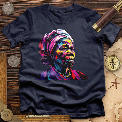Harriet Tubman Vibrant T-Shirt Navy / S
