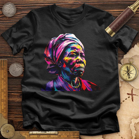 Harriet Tubman Vibrant T-Shirt Black / S