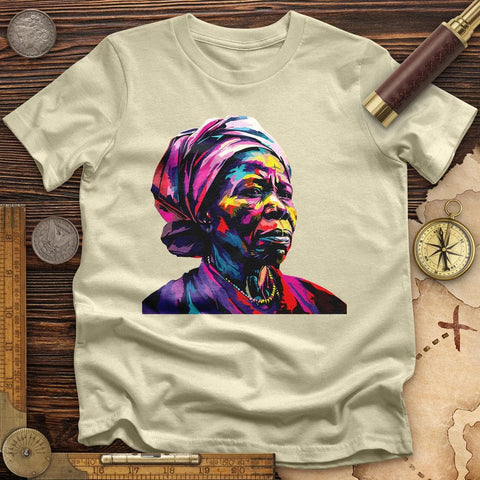 Harriet Tubman Vibrant T-Shirt Natural / S