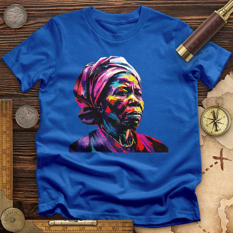 Harriet Tubman Vibrant T-Shirt Royal / S