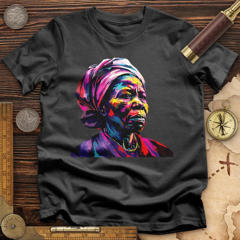 Harriet Tubman Vibrant T-Shirt Charcoal / S