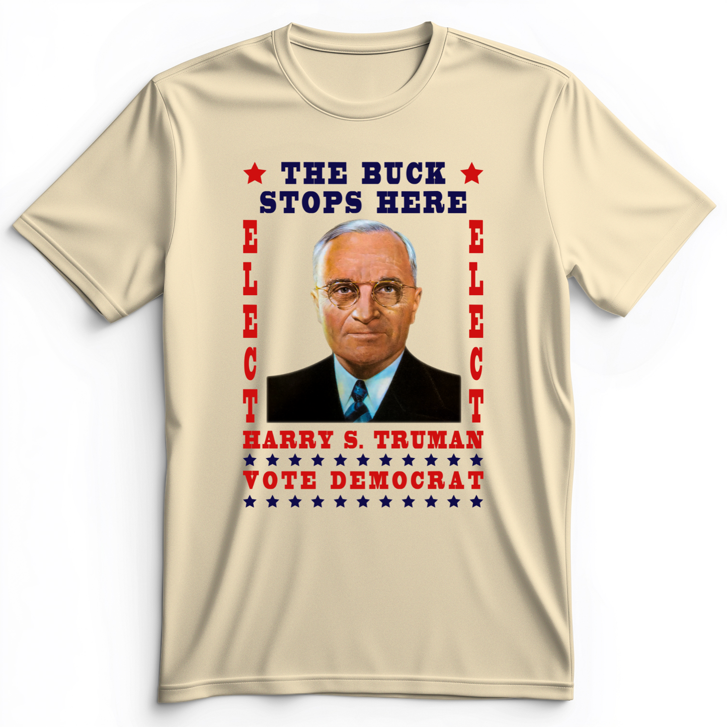 Harry Truman Premium Tee Natural / S